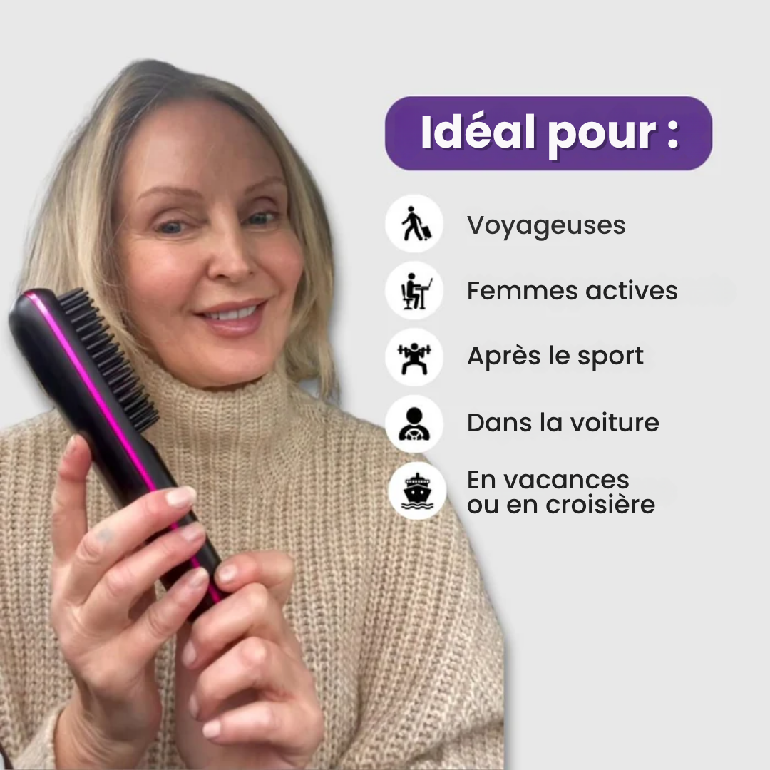 Brosse Lissante Nomade – GoBrosse™ PRO