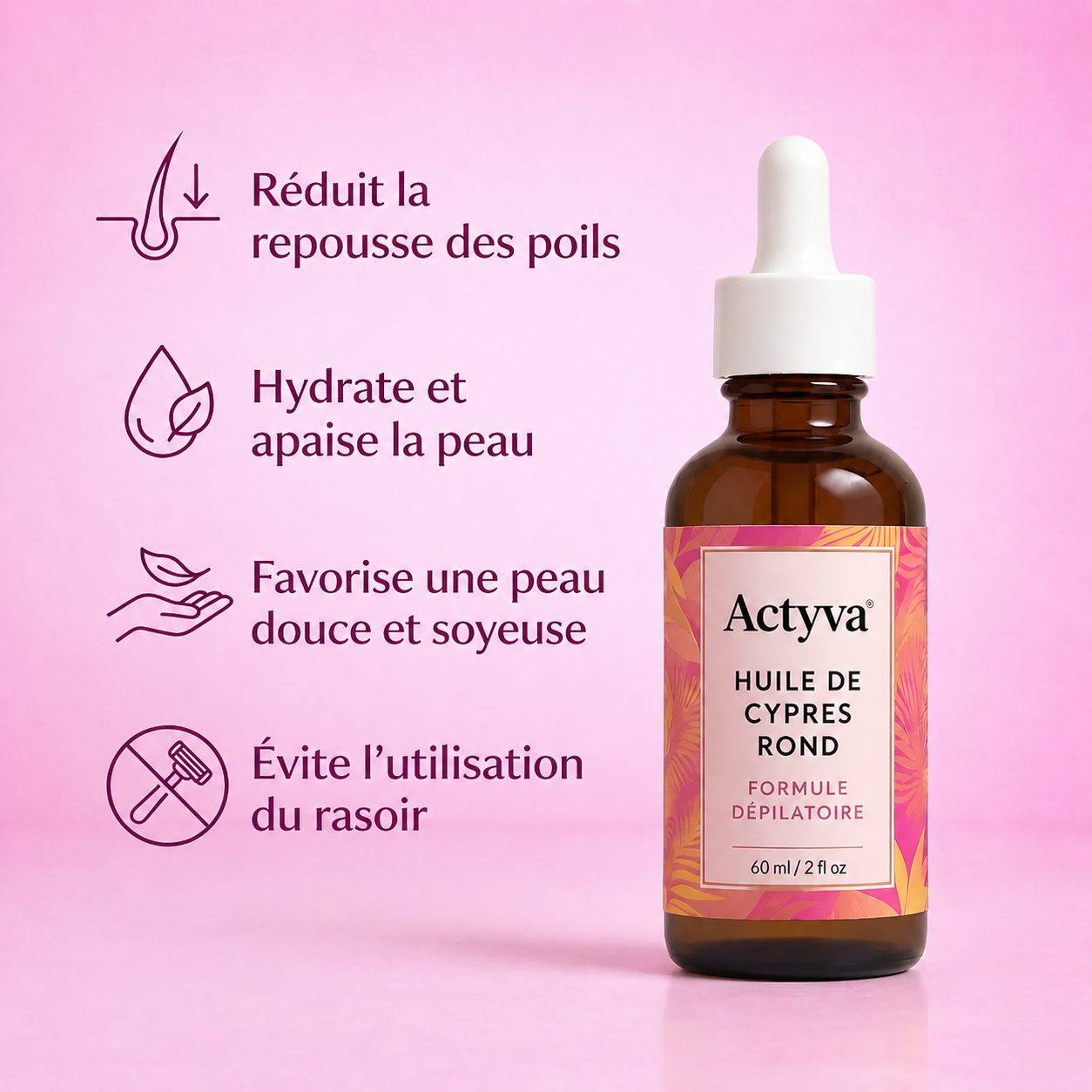 Huile Anti-Repousse Actyva™