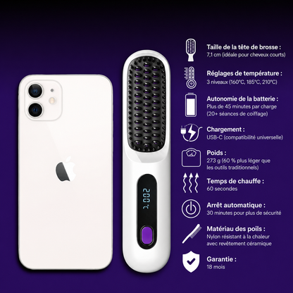 Brosse Lissante Nomade – GoBrosse™ PRO